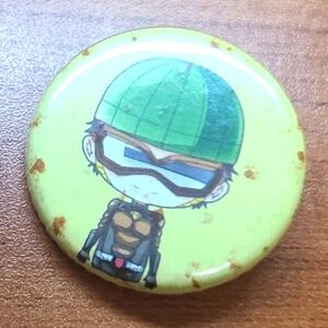 *Free Add-on* One Punch Man Pins - Can Badge - Mumen Rider